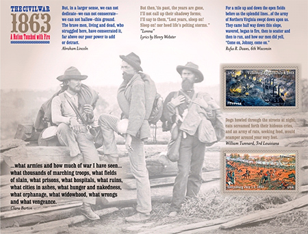 2013 Civil War commemorative stamps