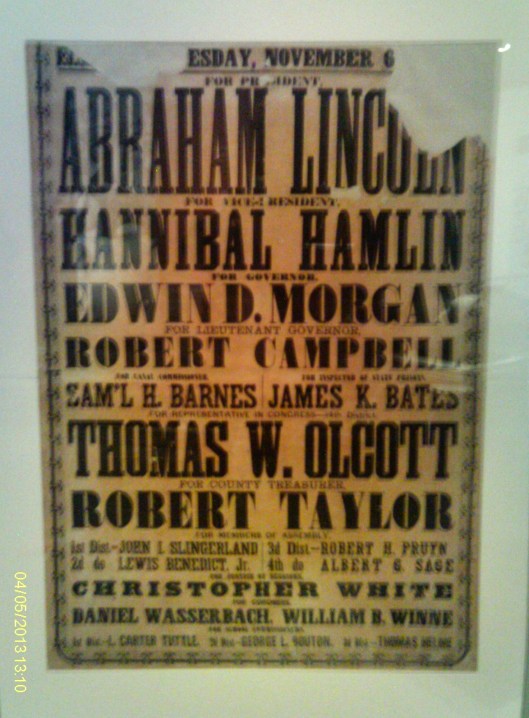 1860 Republican Party poster