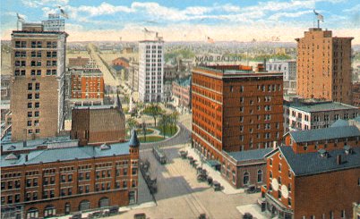 postcard of Youngstown, Ohio, c. 1910