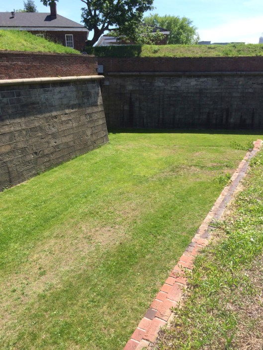Fort Jay's dry moat