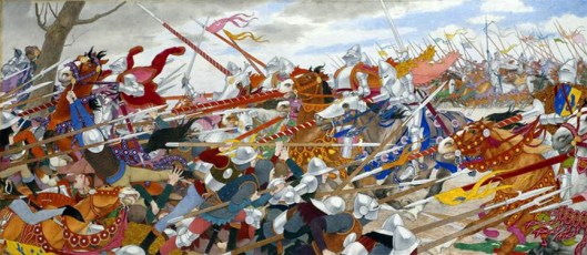 War as it is. This is one of the panels Monvel painted for Clark just a few years prior to the Great War. It is easy to see why readers in December 1914 would have been intrigued by the series.