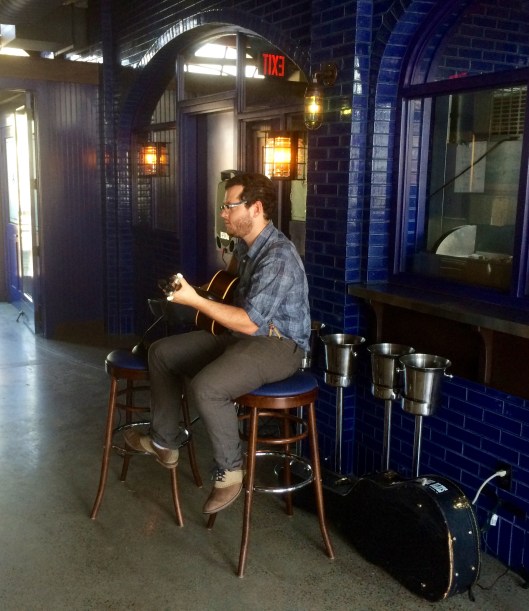 Rob Europe playing at Pier A